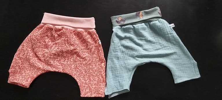 short gaze de coton Hérisson T6/12 mois