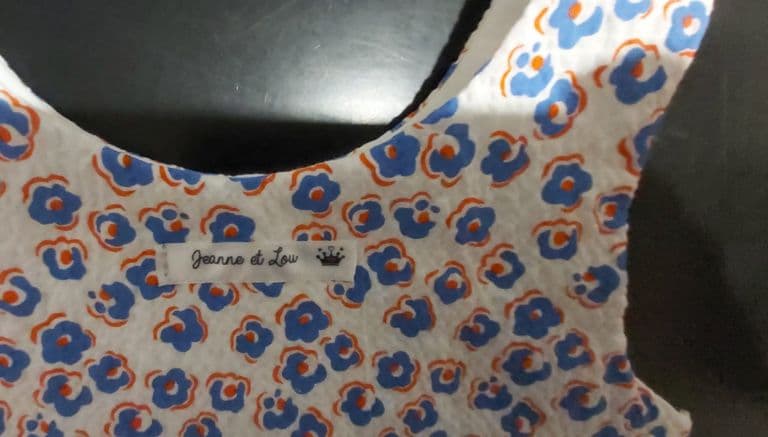 Robe été « gaufrée » taille 2 ans