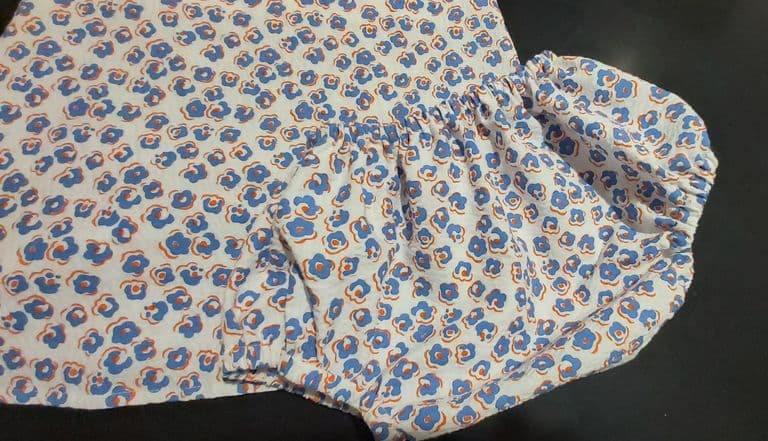 Robe été « gaufrée » taille 2 ans