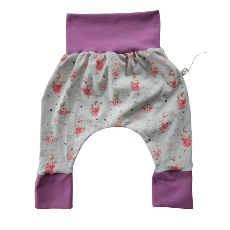 Sarouel évolutif « Lapin rose » T1