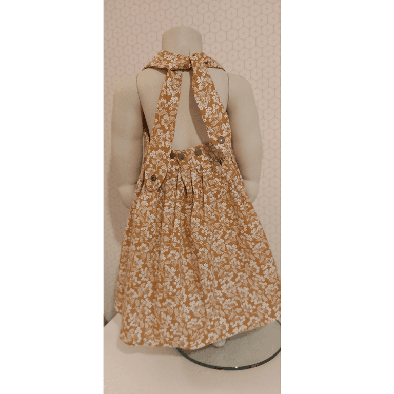 ROBE ETE « Or et fleurs »