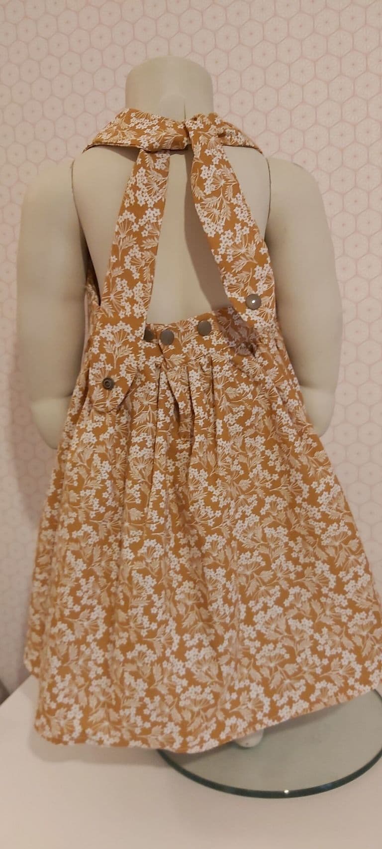 ROBE ETE « Or et fleurs »