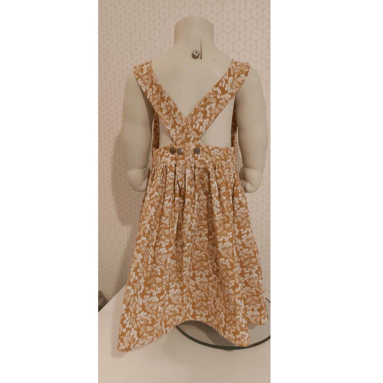 ROBE ETE « Or et fleurs »