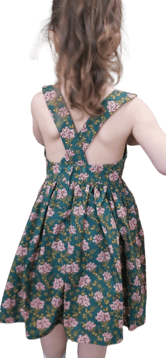 ROBE ETE « Or et fleurs »